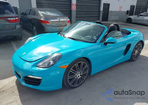 2016 Porsche Boxster Black Edition из США, поврежденный, VIN WP0CA2A80GS120874
